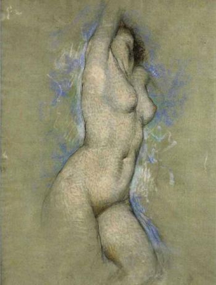 Nu feminin by Lucien Lévy-Dhurmer
