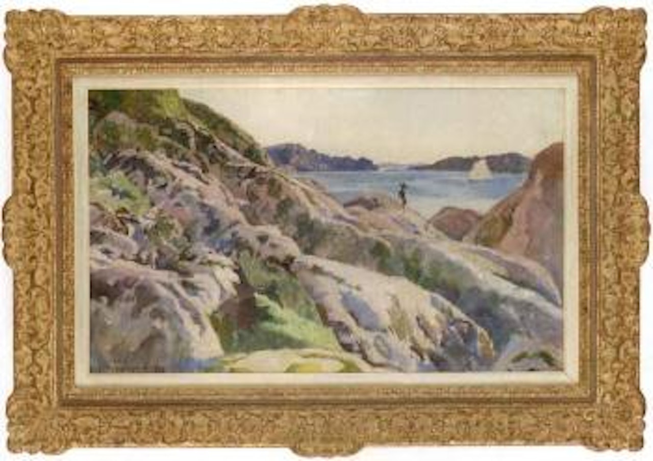 From Rodbergsskar - rocky coastal landscape by Carl Wilhelmson