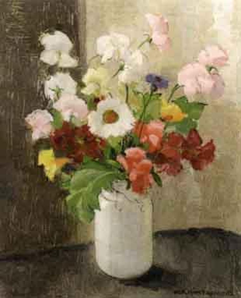 Summer flowers by Olle Hjortzberg