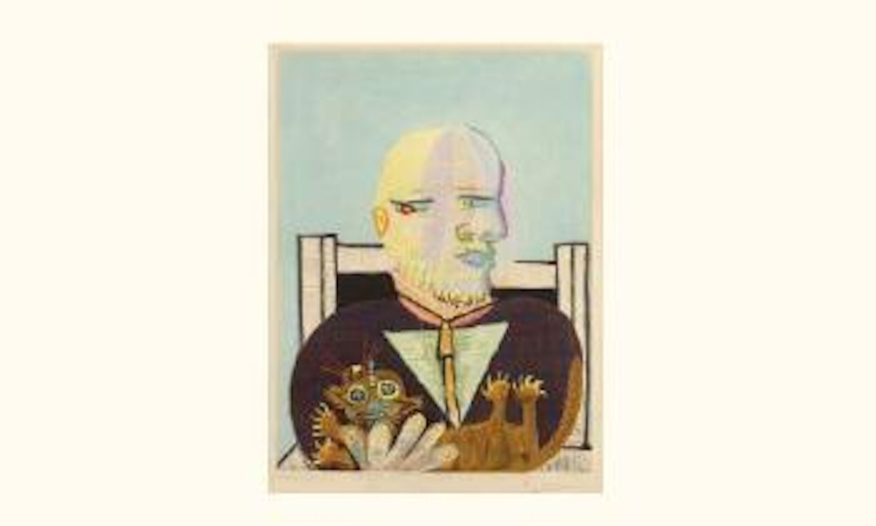 Vollard et son chat by Pablo Picasso