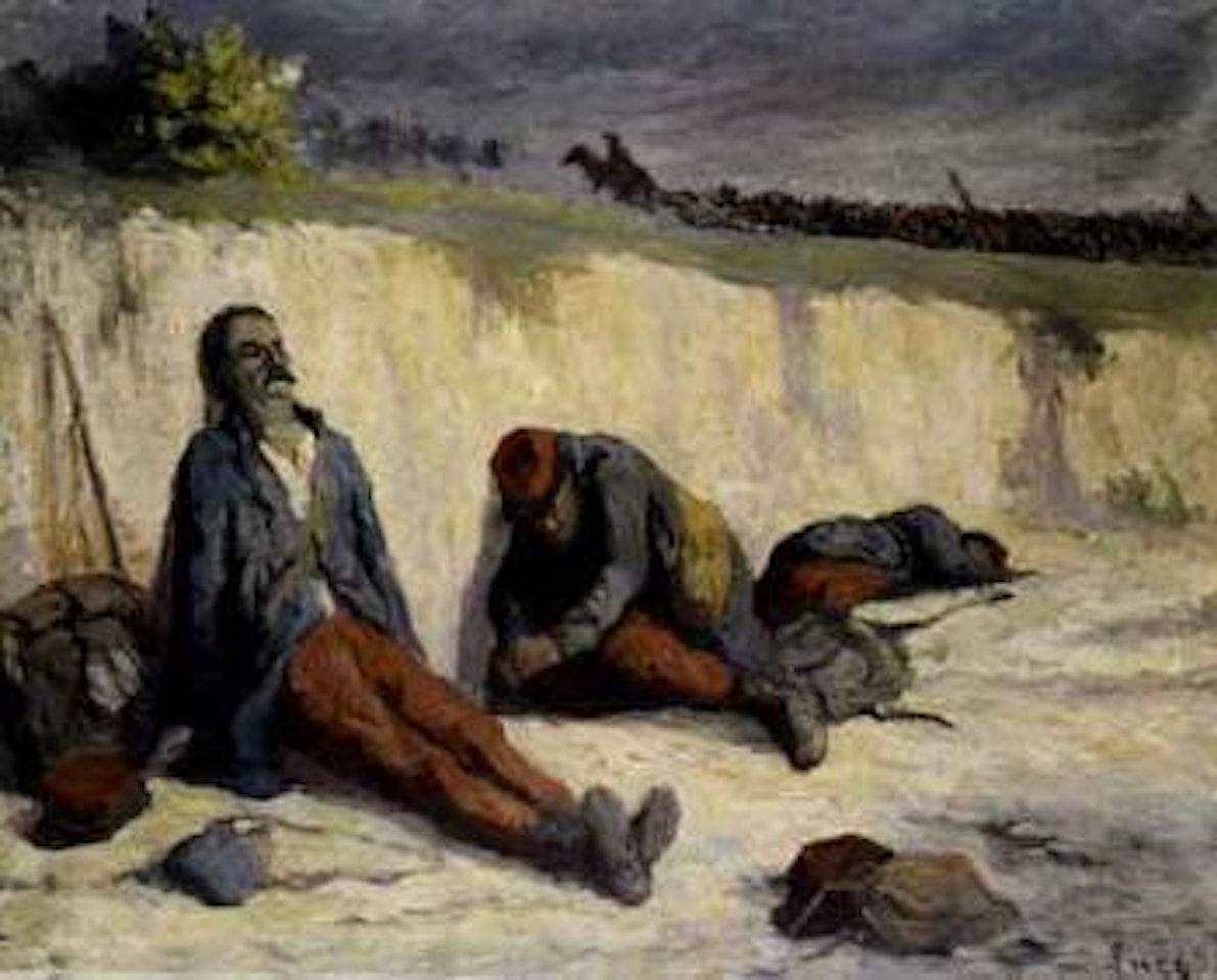 La tranchee by Maximilien Luce