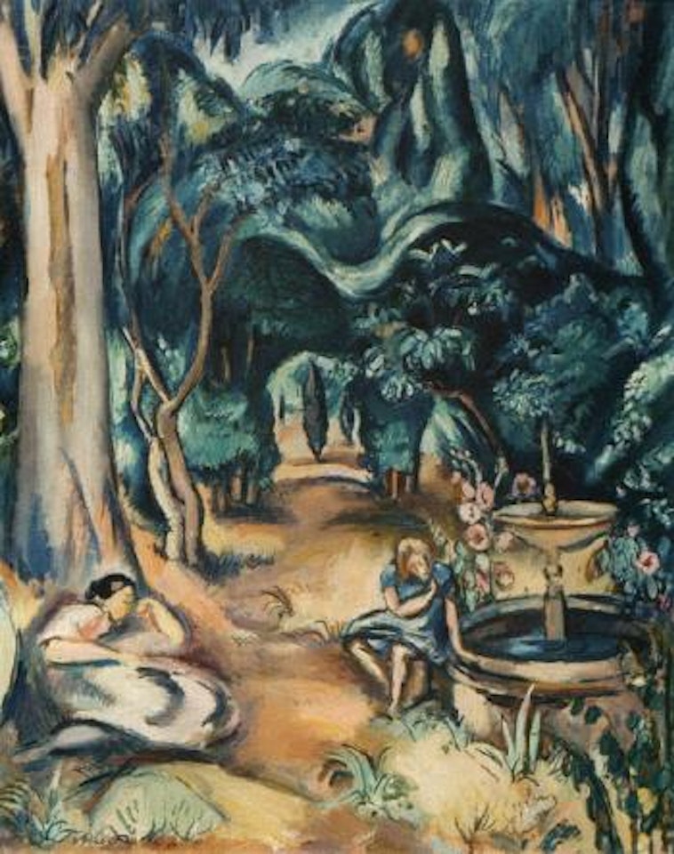 Le repos pres de la fontaine by Othon Friesz