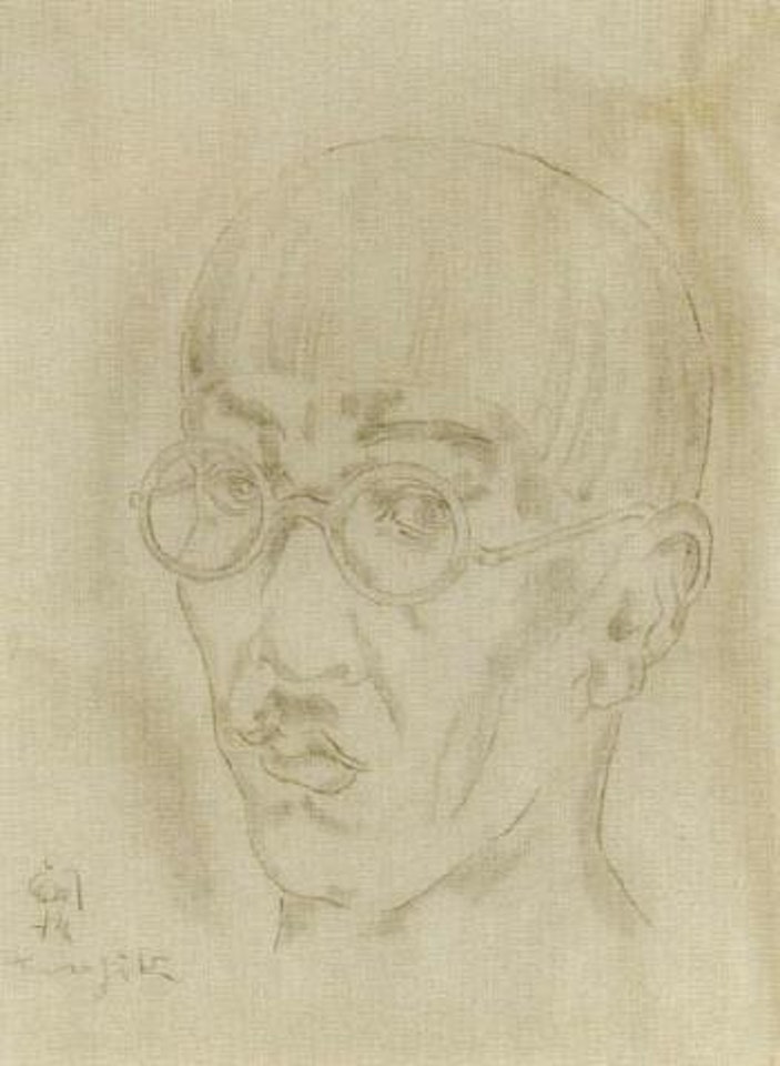 Auto-portrait by Leonard Tsuguharu Foujita