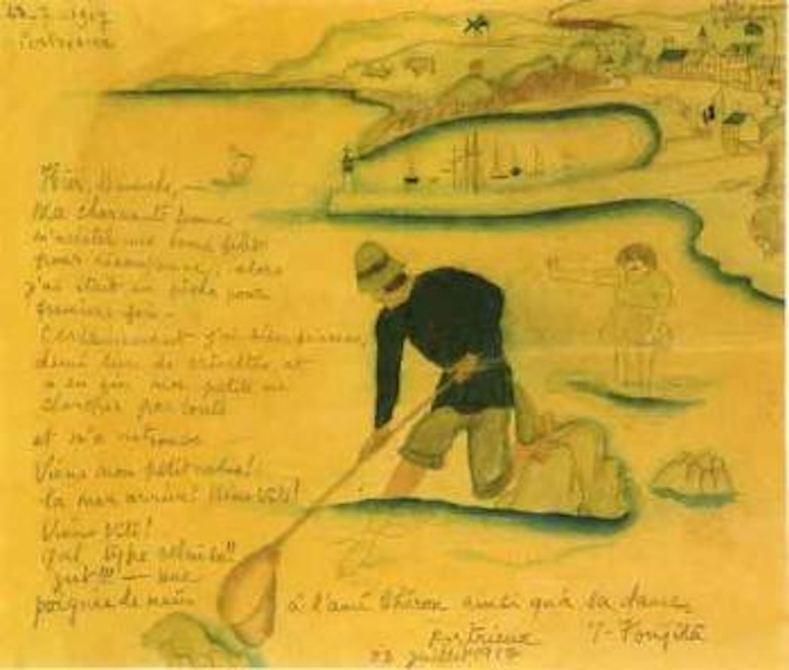 La peche a Portrieux by Leonard Tsuguharu Foujita