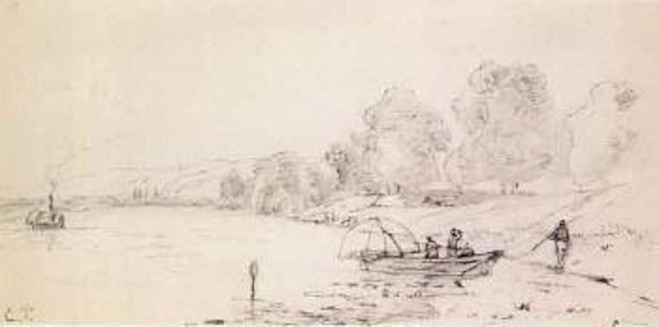 Peche by Camille Pissarro