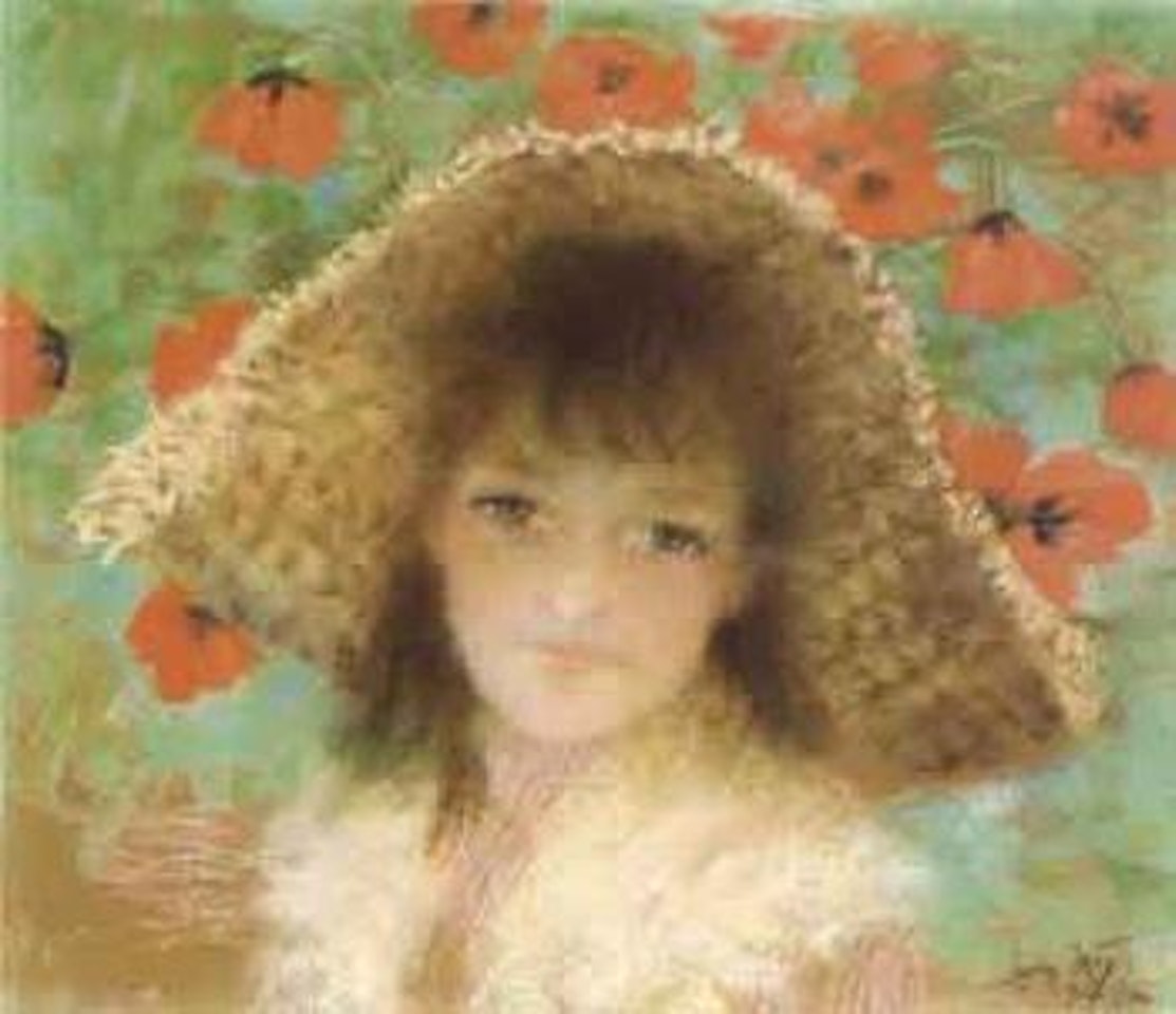 Jeune fille by Lucien Lévy-Dhurmer