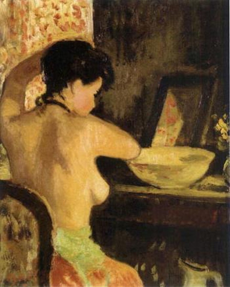 Eugenie assise a sa toilette by François Gall