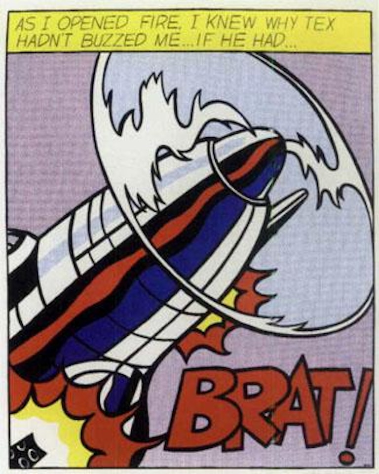 As I opened fire by Roy Lichtenstein