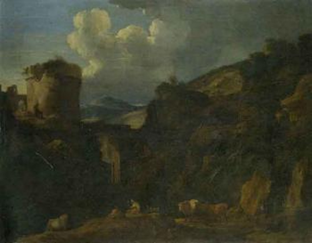Bergers dans un paysage by Jacob Philipp Hackert