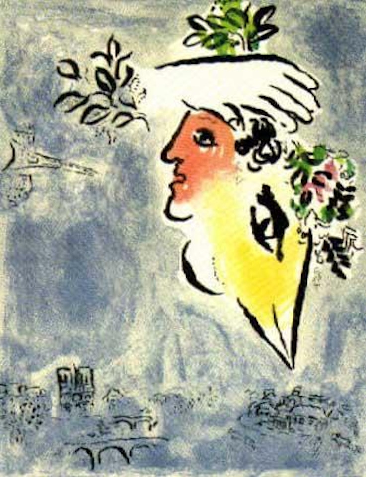 Blue sky by Marc Chagall