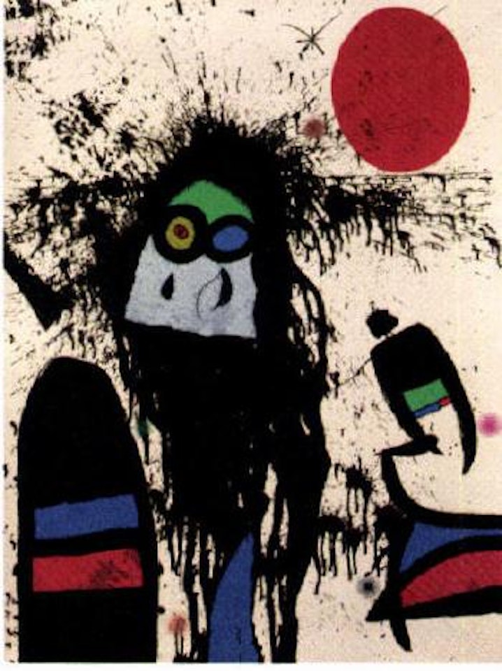 La ruisselante solitaire by Joan Miró