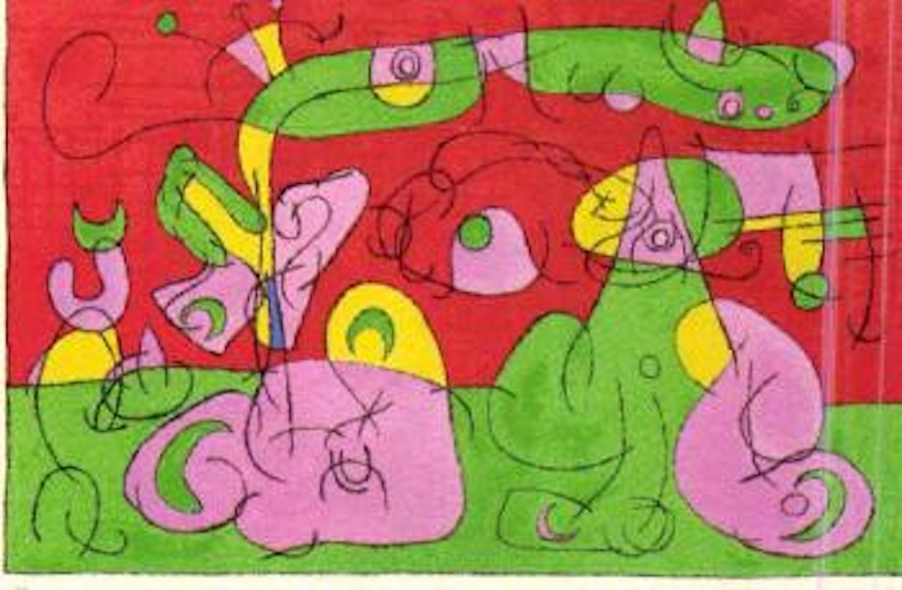 Plate VI, from Ubu Roi by Joan Miró