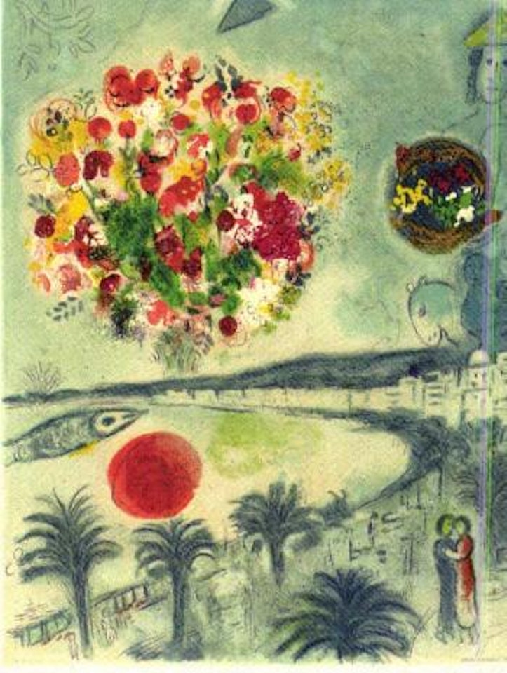 Sunset by Marc Chagall