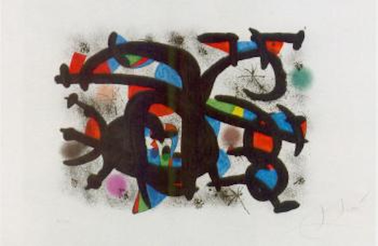 Le calin catalan by Joan Miró