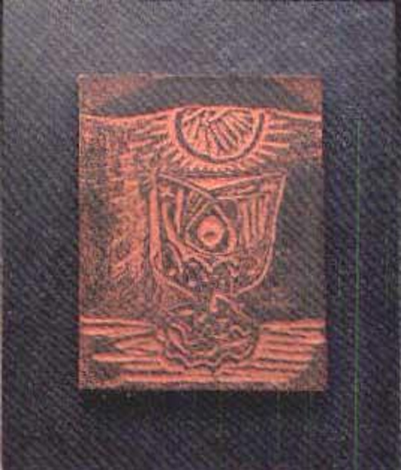 Glass under lamp by Pablo Picasso