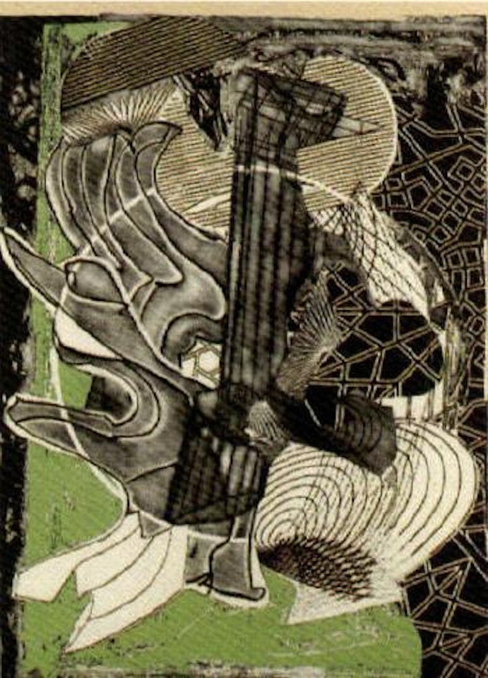 Fossil whale by Frank Stella