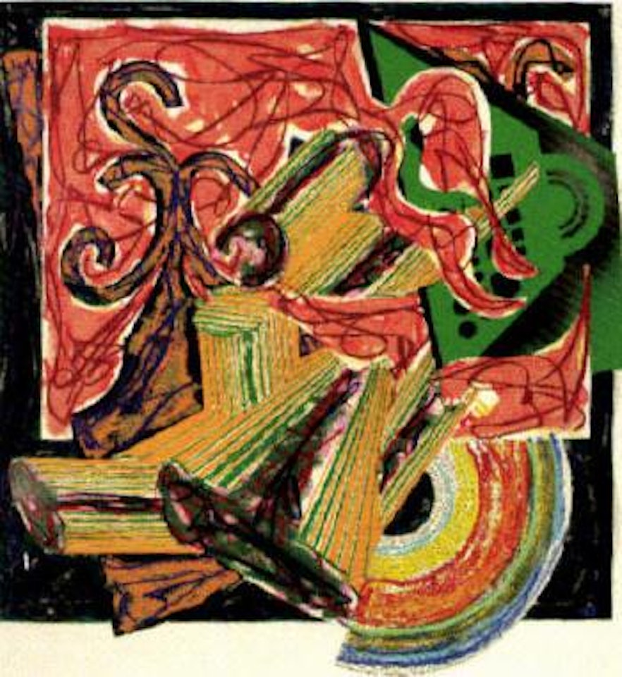 The butcher came and slew the ox by Frank Stella
