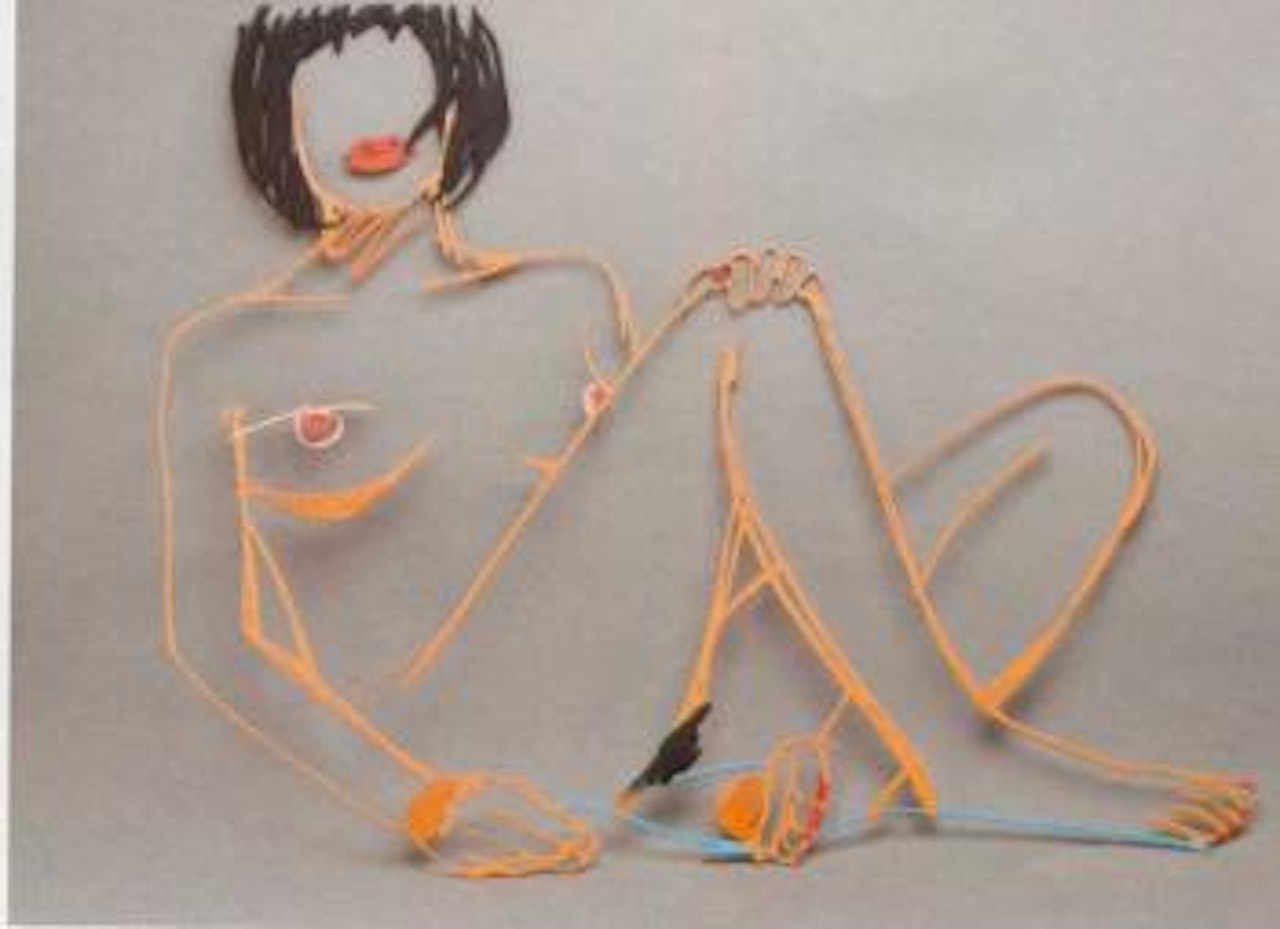 Sitting nude by Tom Wesselmann
