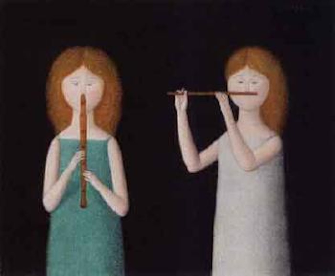 Flute player by Antonio Bueno