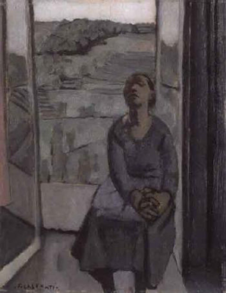 Daphne in Pavarolo, study by Felice Casorati