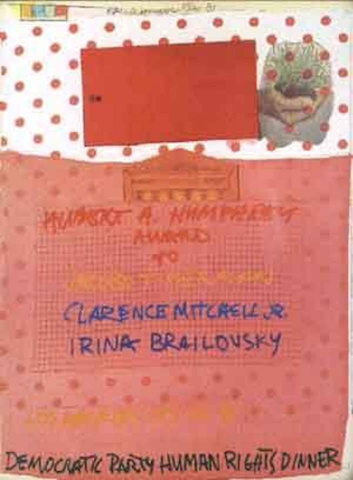 Signs and cow by Robert Rauschenberg