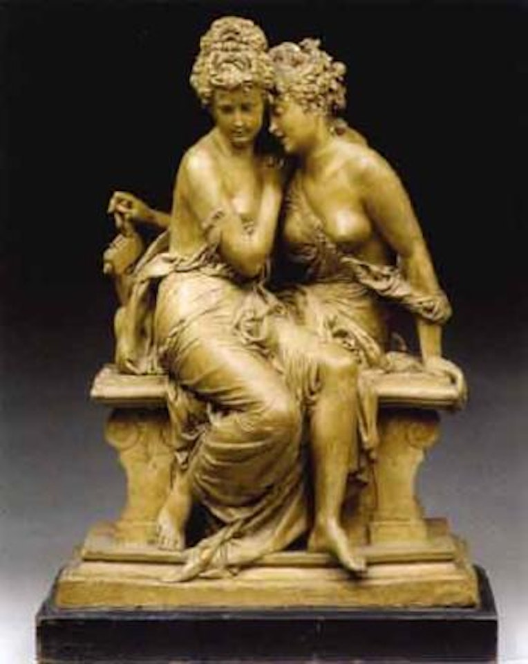 Women with arp by Albert-Ernest Carrier-Belleuse