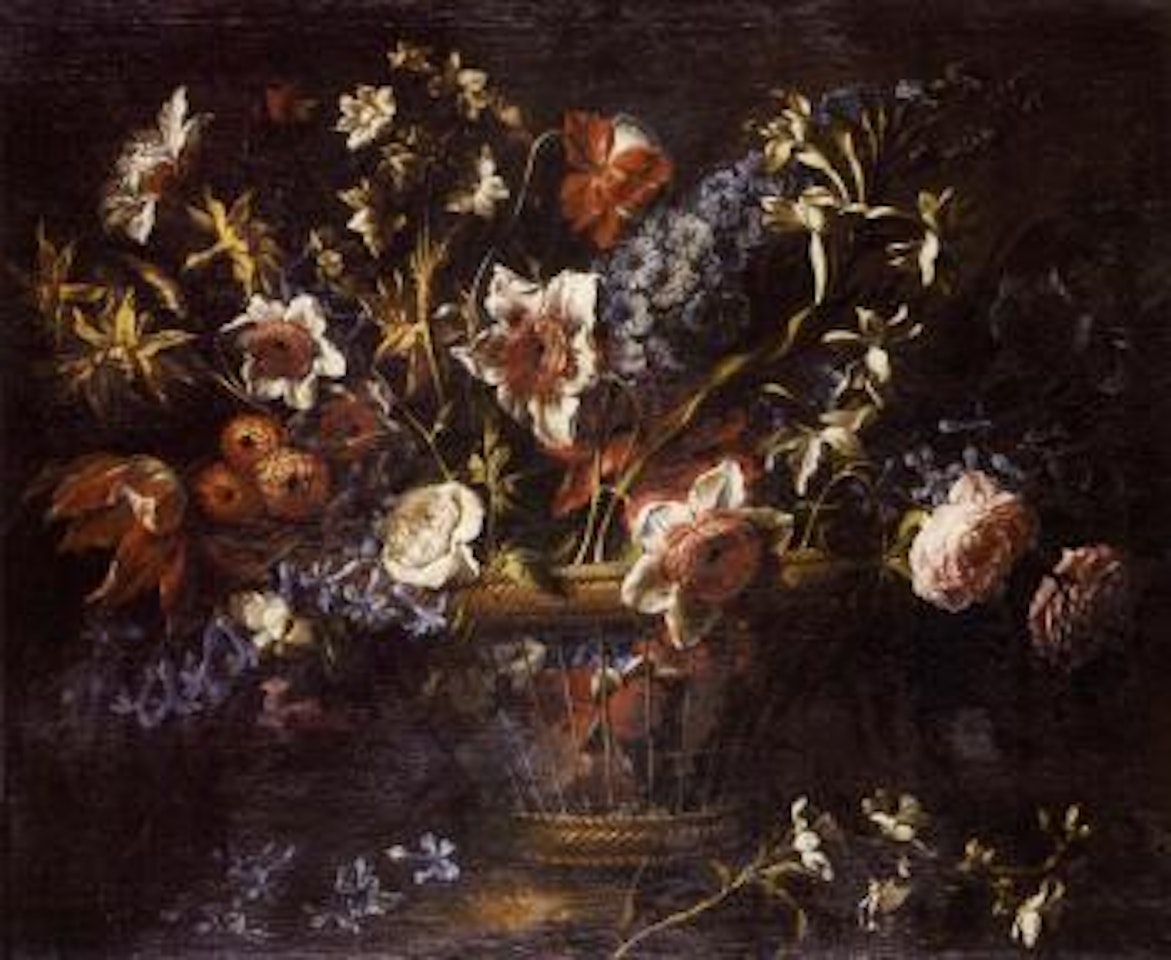 Still life of flowers by Juan de Arellano