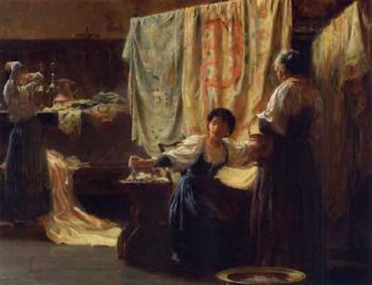 The embroiderers by Herbert James Draper