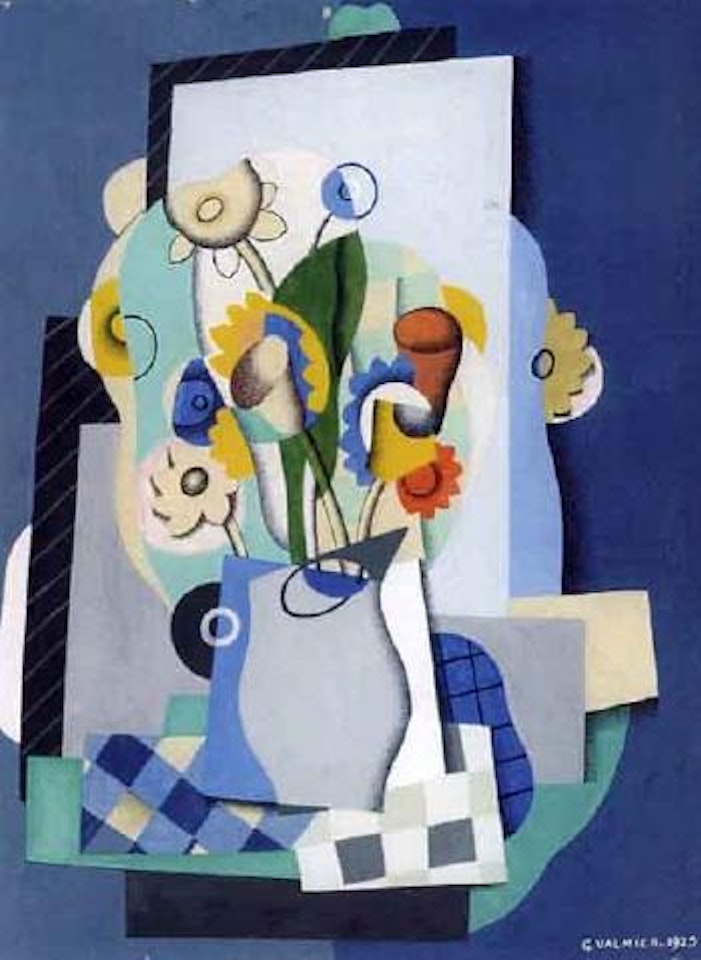 Fleurs dans un pot gris by Georges Valmier