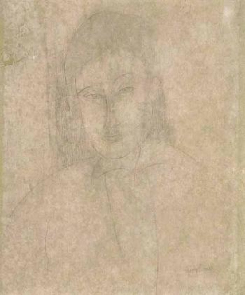 Portrait of a young girl by Amedeo Modigliani
