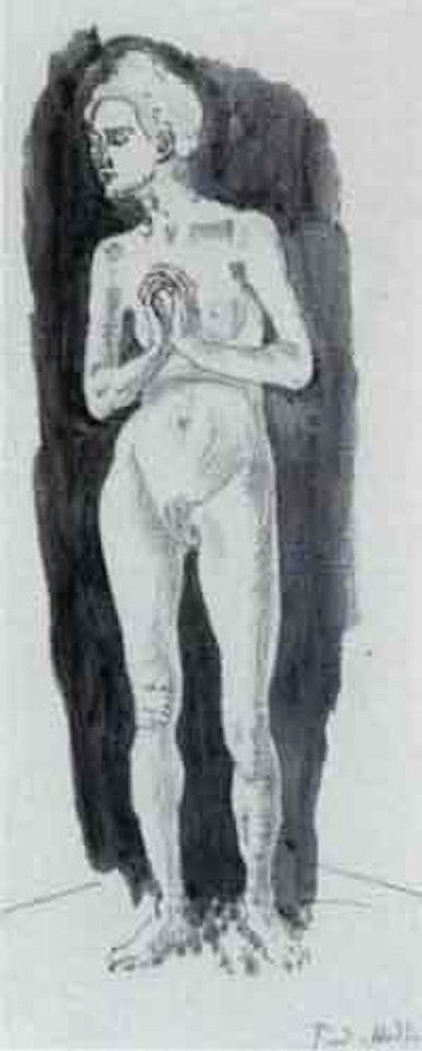 Study for woman by stream by Ferdinand Hodler