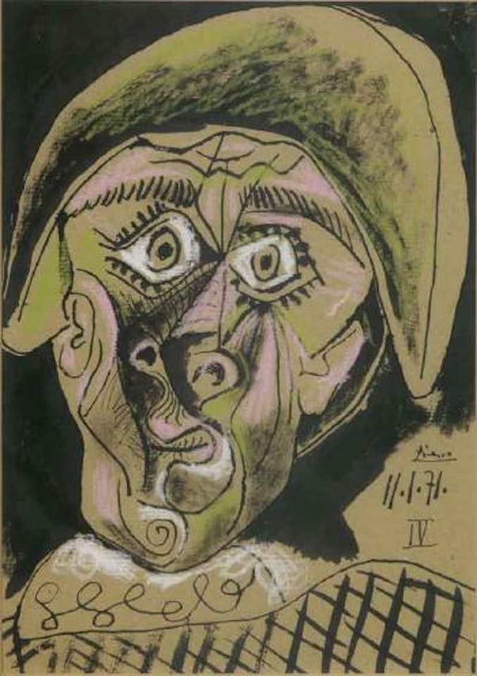 Tete de l'Arlequin by Pablo Picasso