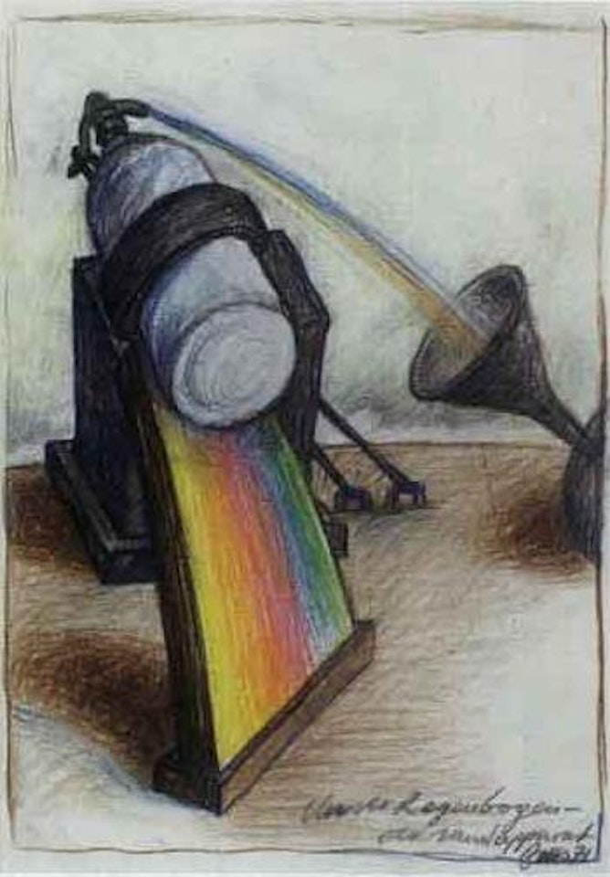 Our rainbow making equipment by Gunter Brus