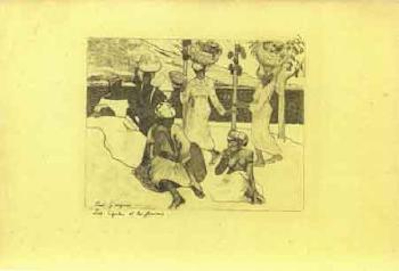 Les cigales et les fourmis, souvenir de la Martinique by After Paul Gauguin