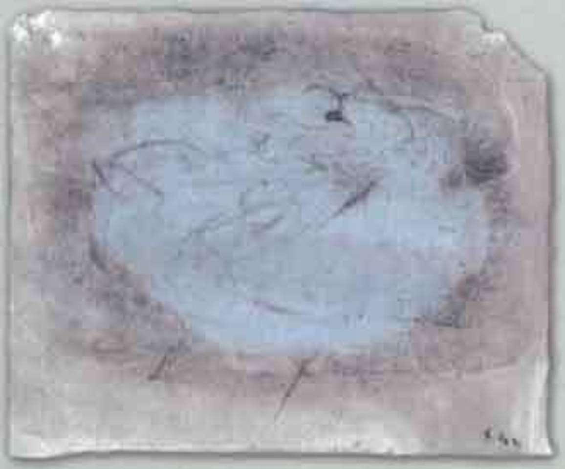 Paysage bleu et gris by Jean Fautrier