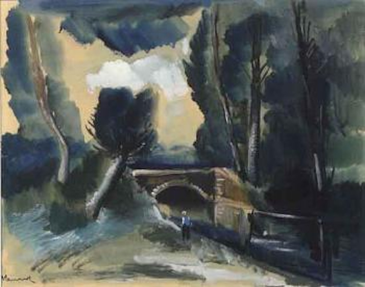 Le pond de Sausseron by Maurice de Vlaminck