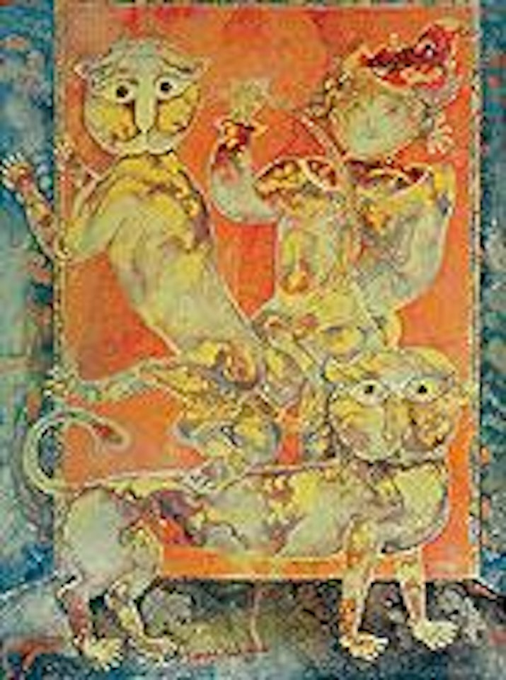 Dresseur de lions by Sakti Burman