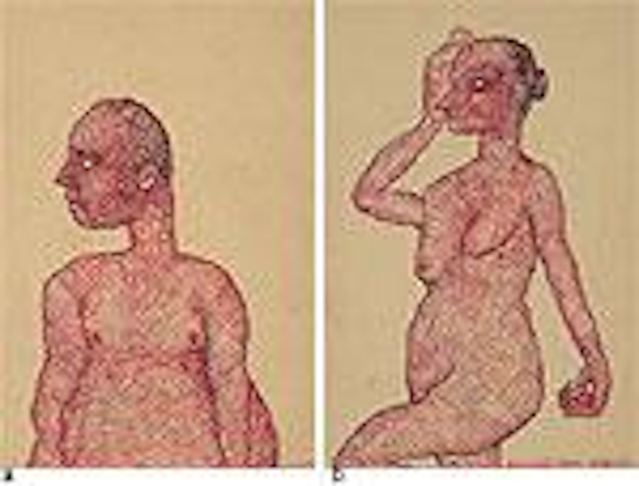 Untitled. Miss Malati Menon. by Jogen Chowdhury