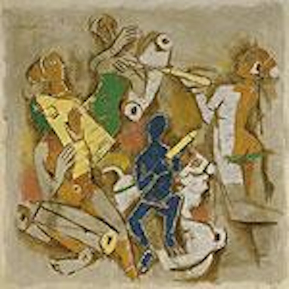 Holi by M.F. Husain