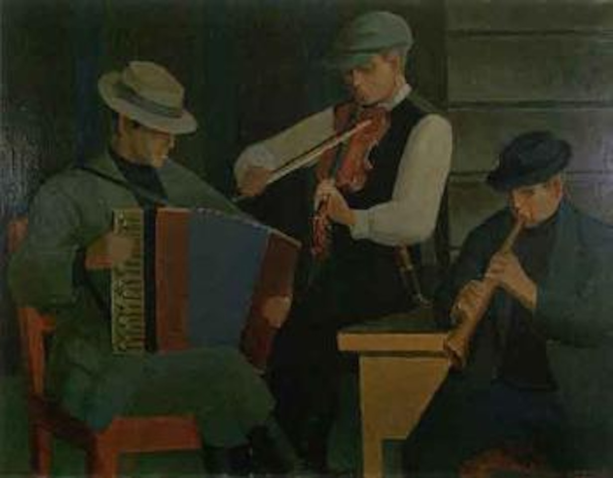 Three musicians by Veikko Vionoja