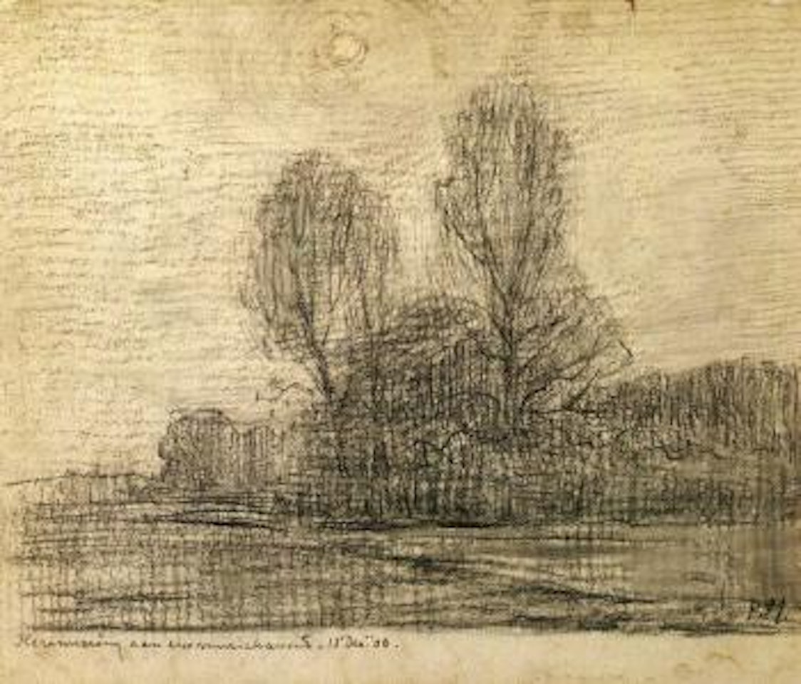 Memories of a music evening by Piet Mondrian