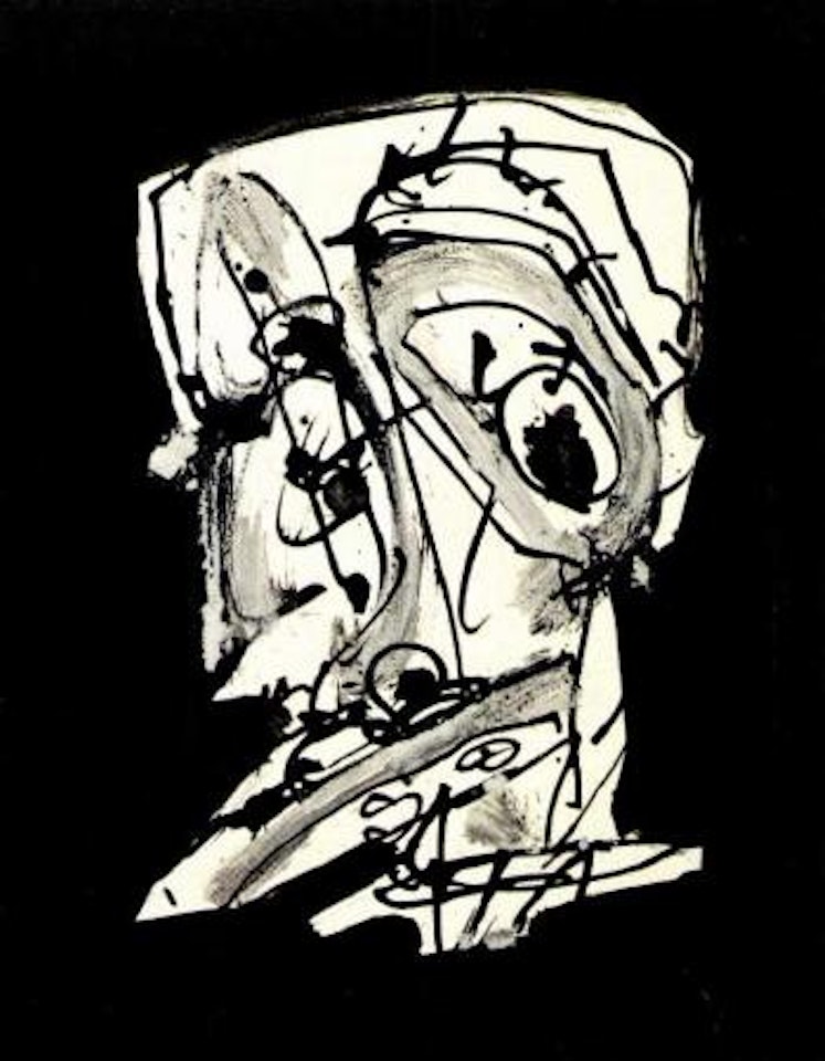 Cabeza - Head by Antonio Saura