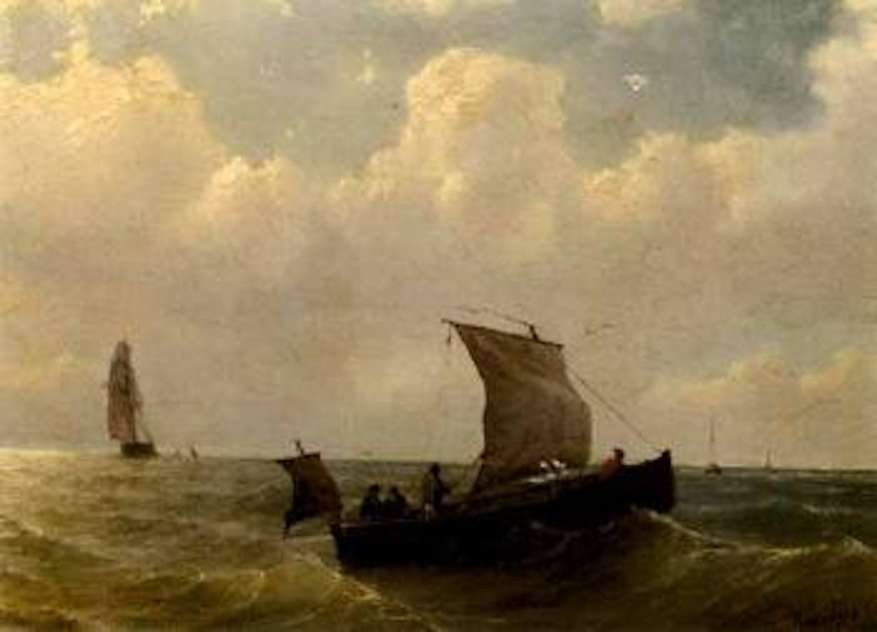 Sailing on open water by Peter Paulus Schiedges