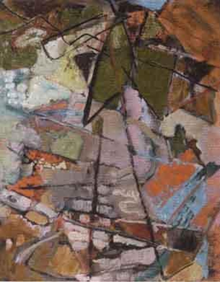 Reclining female nude by Walasse Ting