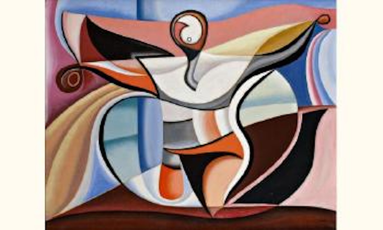 L'homme oiseau by Auguste Herbin