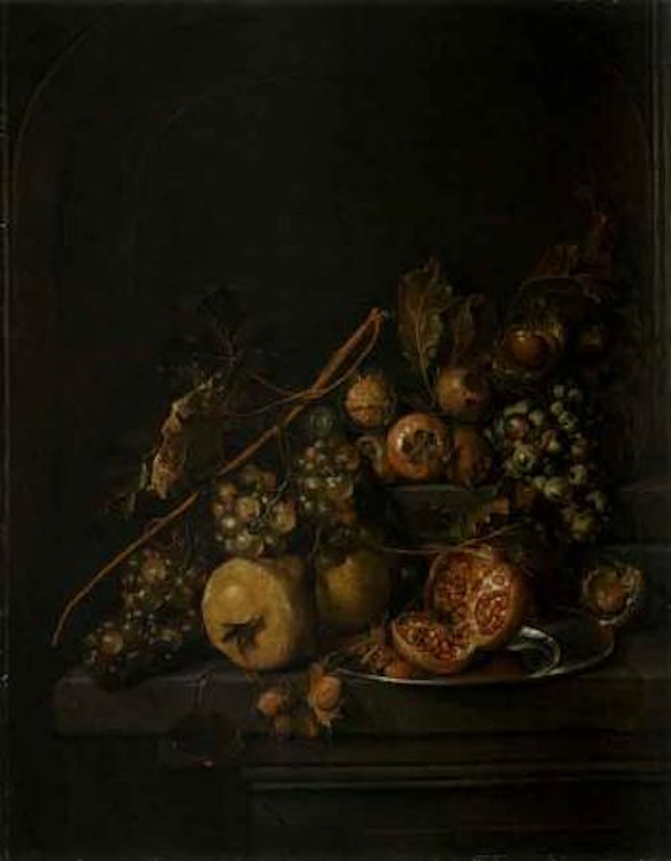 Still life of fruit by Cornelis de Heem