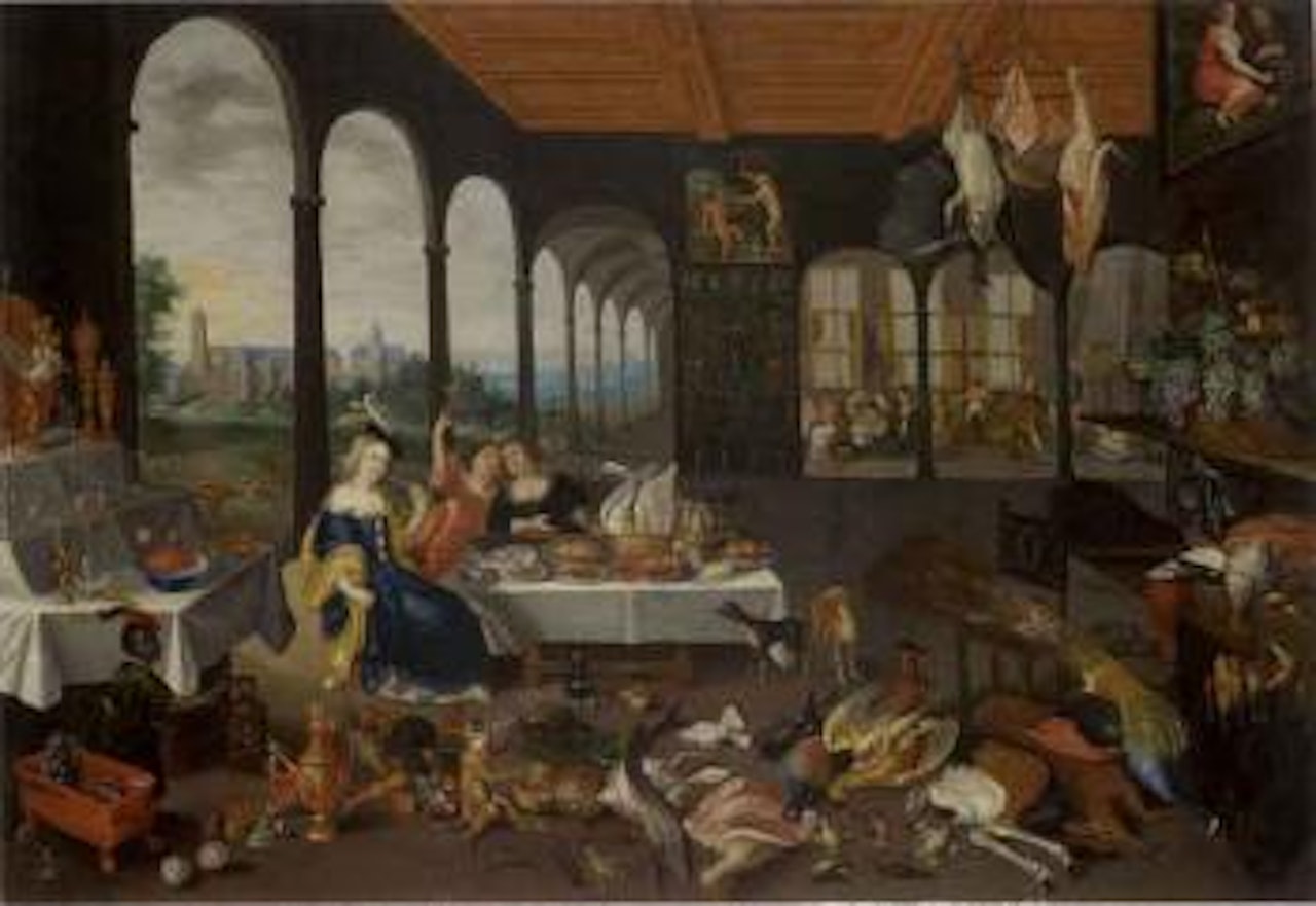Allegory of Tatste. Allegory of Hearing by Jan Brueghel the Younger