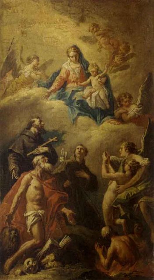 Madonna and Child with Saints by Gaspare Diziani