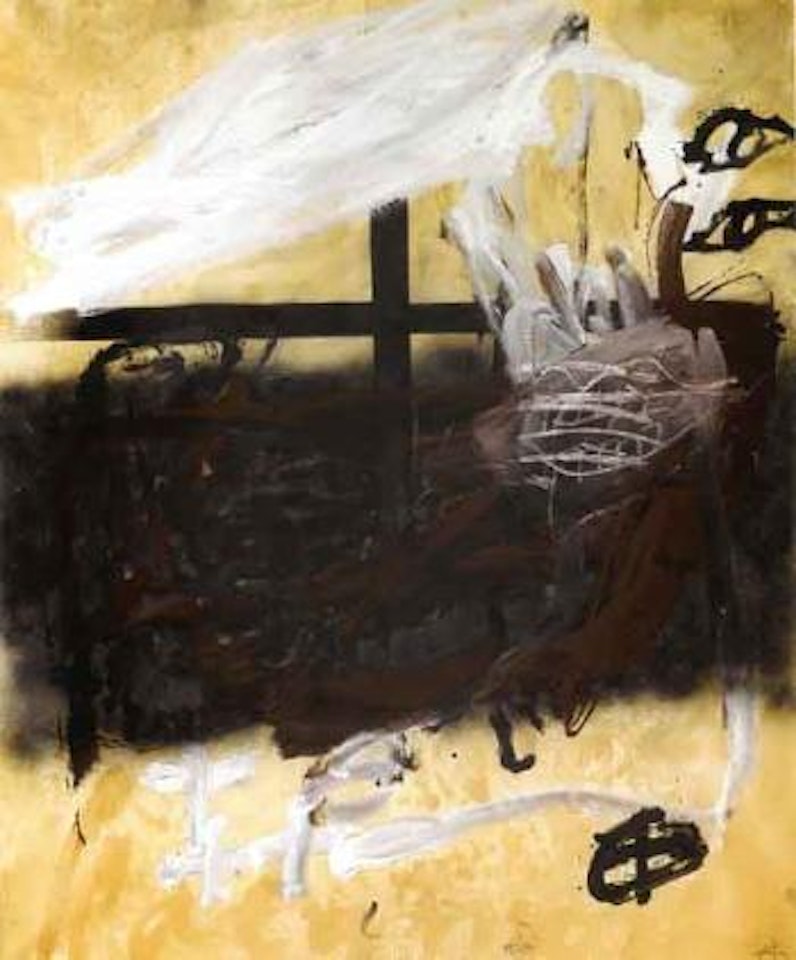 Ala blanca - White wing by Antoni Tapies