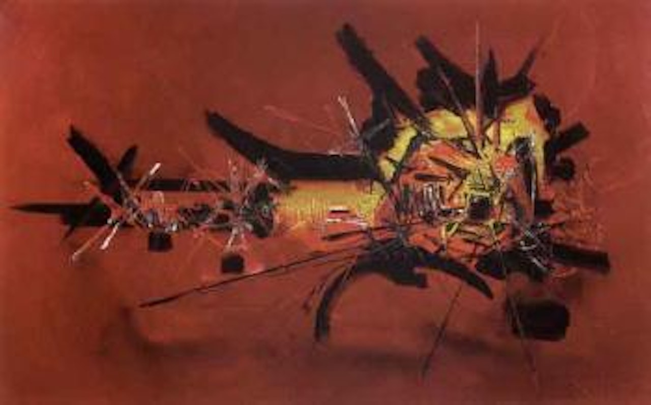 Energie rouge by Georges Mathieu